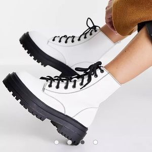 RAID OBEY Lace Up Ankle Boots